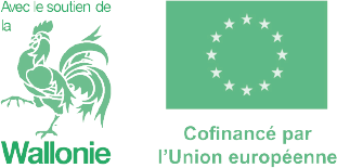 Avec le soutien de la Wallonie, cofinancé par l’Union européenne
